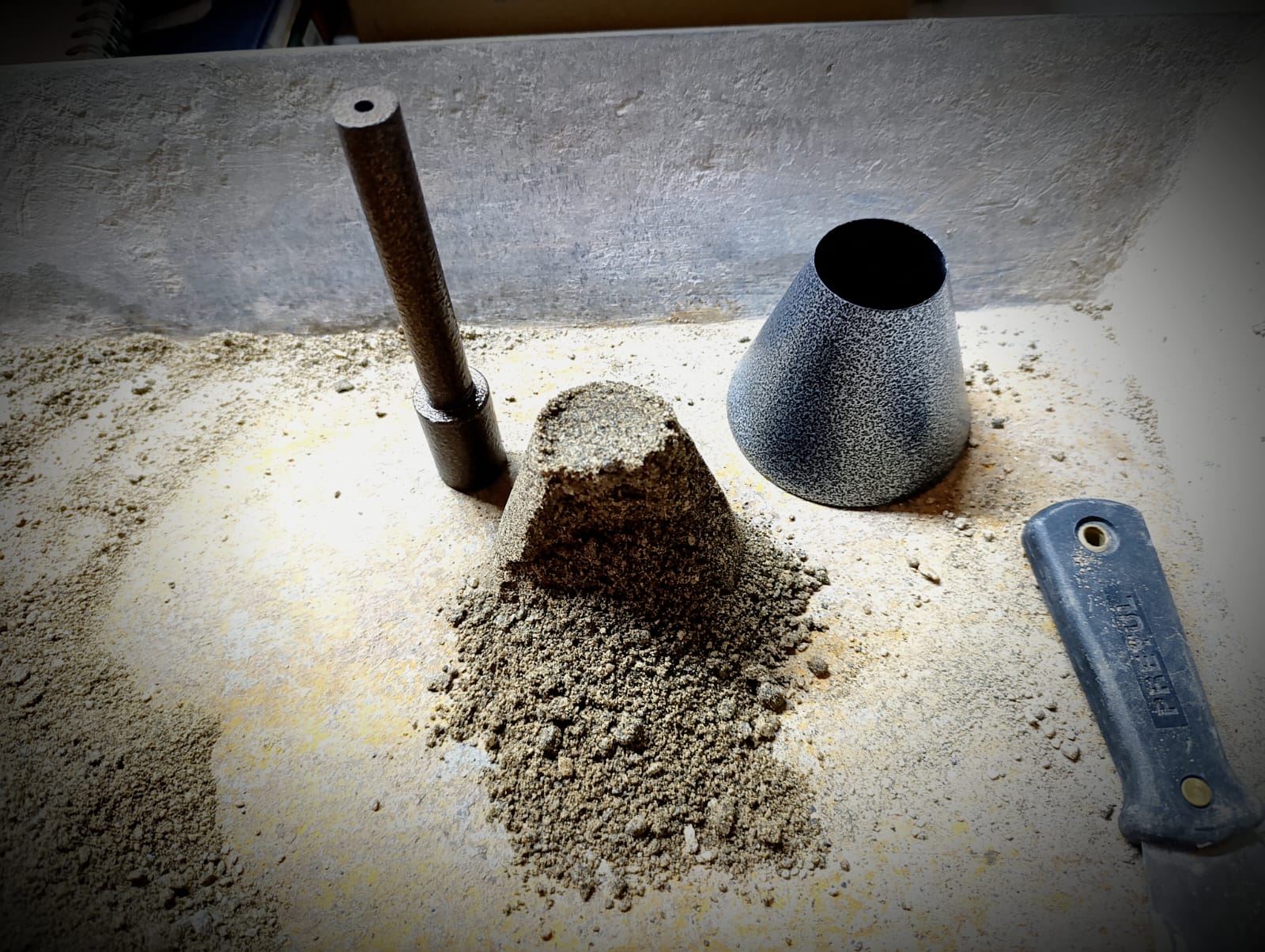 Ensaye de materiales para concreto